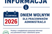 Plakat Informacja