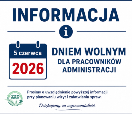 Plakat Informacja