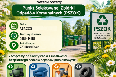 Plakat PSZOK kwiecień