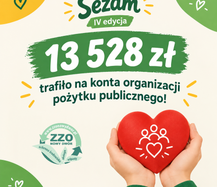 Sezam_ 13 528 zł dla organizacji